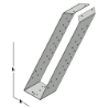 Afbeeldingen van GB Gordinglas 75x225 1,5 RVS