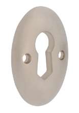 Afbeeldingen van Siro Sierschild metaal - boorafstand 15mm/L 35mm/H 3mm/B 25mm nikkel mat 