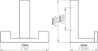 Afbeeldingen van Siro Kapstokhaak metaal - boorafstand 32mm/L 61mm/H 40mm/B 70mm wit 
