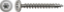 Afbeeldingen van Spax 8.0x50 T40 Constructieschroef - discuskop - RVS A2 Op=Op