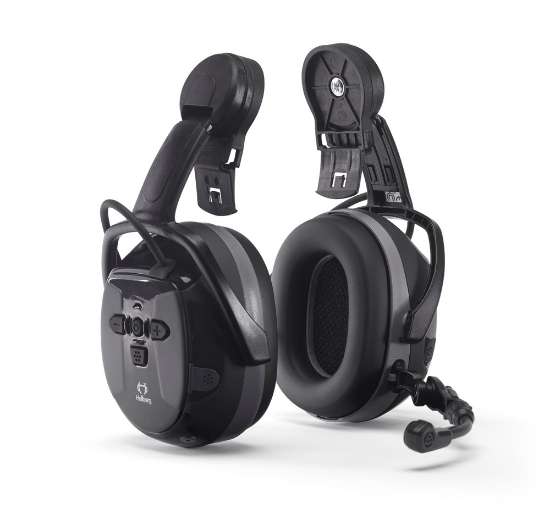 Afbeeldingen van Hellberg X-Stream helm bevestiging met Bluetooth + active listening