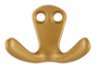 Afbeeldingen van Siro Kapstokhaak metaal - boorafstand 8mm/L 33mm/H 22mm/B 44mm - goud mat 