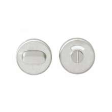 Afbeeldingen van INTERSTEEL WC-sluiting 6mm rond verdekt met metaal RVS 3410