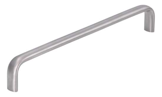 Afbeeldingen van Siro Meubelgreep metaal - boorafstand 192mm/L 198mm/H 30mm/B 12mm - RVS 