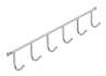 Afbeeldingen van Siro Haaklijst metaal - boorafstand 410mm/L 420mm/H 32mm/B 51mm chroom glanzend 