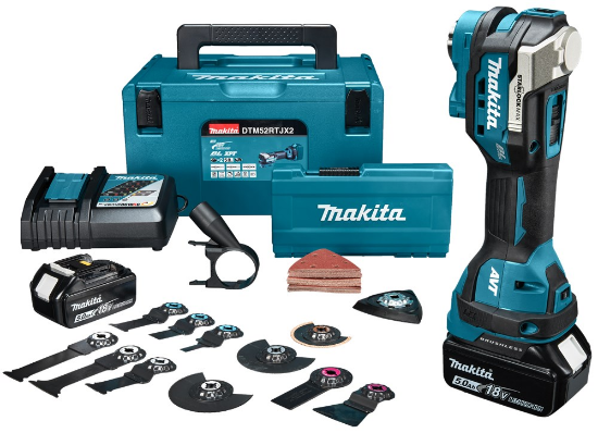 Afbeeldingen van Makita 18 V Multitool DTM52RTJX2