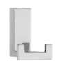 Afbeeldingen van Siro Kapstokhaak metaal - boorafstand 24mm/L 52mm/H 31mm/B 43mm chroom glanzend 