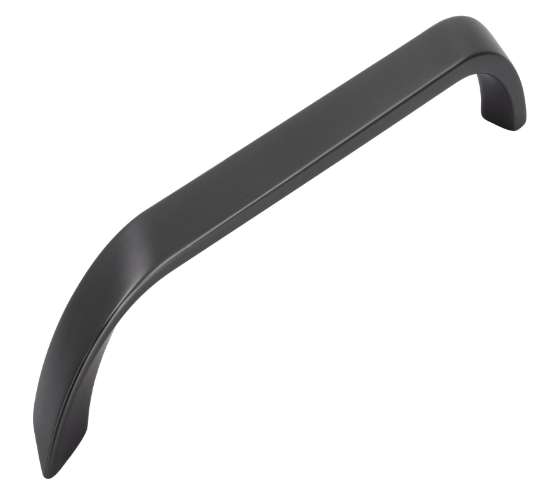 Afbeeldingen van Siro Meubelgreep metaal - boorafstand 160mm/L 188mm/H 30mm/B 16mm mat zwart chroom 