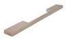 Afbeeldingen van Siro Meubelgreep metaal - boorafstand 160/256mm/L 284mm/H 29mm/B 10mm RVS effect 