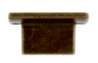 Afbeeldingen van Siro Meubelgreep metaal - boorafstand 16mm/L 40mm/H 21mm/B 36mm antiek messing 
