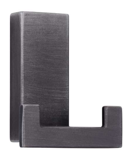 Afbeeldingen van Siro Kapstokhaak metaal - boorafstand 24mm/L 52mm/H 31mm/B 43mm antiek ijzer 