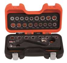 Afbeeldingen van Bahco ring-ratelsleutel s-model 29 delig (1320SRM/S29)