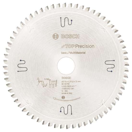 Afbeeldingen van Bosch Cirkelzaagblad Top Precision Best for Multi Material
