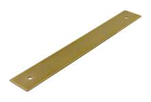 Afbeeldingen van Siro Onderplaat metaal - boorafstand 160mm/L 190mm/H 2mm/B 25mm vintage goud 