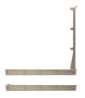 Afbeeldingen van Siro Wasdroger metaal - boorafstand 64mm/L 177mm/H 19mm/B 13mm RVS effect 