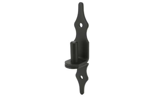 Afbeeldingen van GB Plaatduim Rustica Ø16x45 210x38x5 zwarte Epoxy Coating