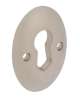 Afbeeldingen van Siro Sierschild metaal - boorafstand 15mm/L 35mm/H 3mm/B 25mm nikkel mat 