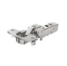 Afbeeldingen van Hettich Sensys scharnier voor dikke deuren, deurdikte tot 32 mm, met geïntegreerde demping (Sensys 8631i), vernikkeld, inliggend, Openingshoek  95°, snelmontage Flash (ø 10 x 11)