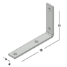 Afbeeldingen van GB Neusijzer 100x150mm 25x4mm Zink-Magnesium