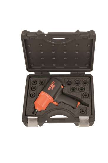 Afbeeldingen van Bahco micro slagmoersleutelset, 1/2'' inclusief 11 doppen