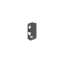 Afbeeldingen van Hettich Achterwandverbinder InnoTech Atira, 70 mm, antraciet, rechts