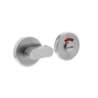 Afbeeldingen van INTERSTEEL WC-sluiting met stift 8mm staal ø52x10mm met comfortknop rvs 3401