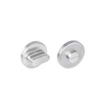 Afbeeldingen van INTERSTEEL WC-sluiting 8mm zonder venster rond staal met 7mm nokken RVS 3513