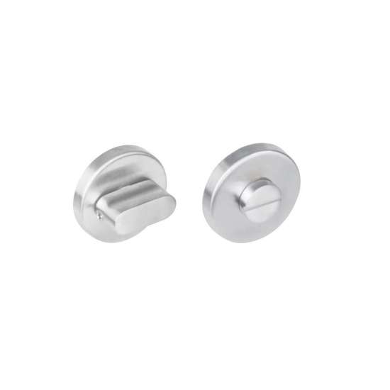 Afbeeldingen van INTERSTEEL WC-sluiting 8mm zonder venster rond staal met 7mm nokken RVS 3513