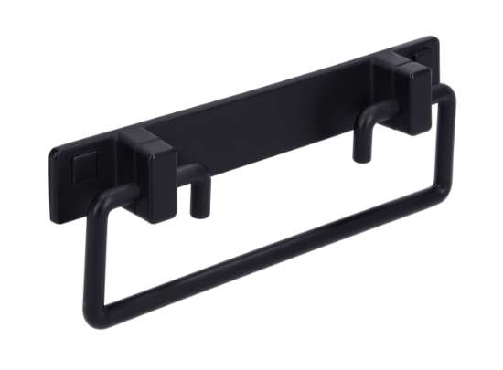 Afbeeldingen van Siro Hangende handgreep metaal - boorafstand 96mm/L 146mm/H 20mm/B 51mm mat zwart 