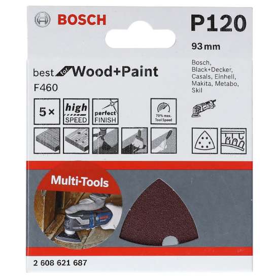 Afbeeldingen van Bosch Schuurblad F460