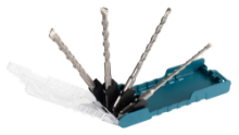 Afbeeldingen van Makita boorset E-13605 - 6/8/10/12mm - SDS+ 4 delig