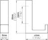 Afbeeldingen van Siro Kapstokhaak metaal - boorafstand 32mm/L 61mm/H 40mm/B 15mm chroom glanzend 