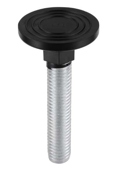 Afbeeldingen van Siro Stefschroef kunststof - L 31mm/H 63mm/B 31mm - zwart 