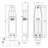 Afbeeldingen van INTERSTEEL Deurvastzetter 142 mm rvs geborsteld 4440