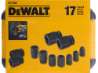 Afbeeldingen van DeWALT Slagmoersleutel doppenset 17-delig DT7506