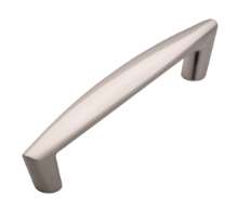 Afbeeldingen van Siro Meubelgreep metaal - boorafstand 128mm/L 159mm/H 29mm/B 19mm RVS effect 