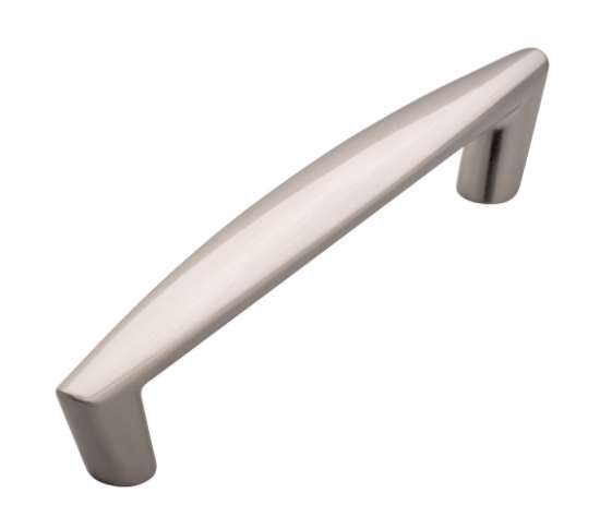 Afbeeldingen van Siro Meubelgreep metaal - boorafstand 128mm/L 159mm/H 29mm/B 19mm RVS effect 