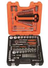 Afbeeldingen van Bahco 1/4", 3/8", 1/2" dopsleutelset 138 delig (S138)