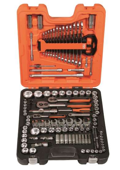 Afbeeldingen van Bahco 1/4", 3/8", 1/2" dopsleutelset 138 delig (S138)
