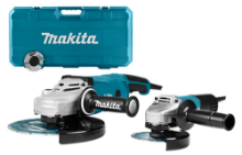 Afbeeldingen van Makita haakse slijperset DK0054X1 - 230v 2200Watt 125/230mm 