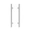 Afbeeldingen van INTERSTEEL Deurgrepen per paar T-vorm 700x80x30 HoH 500 rvs 4327