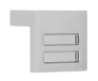 Afbeeldingen van Siro Meubelgreep metaal - boorafstand 16mm/L 30mm/H 25mm/B 30mm - chroom glanzend 