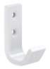 Afbeeldingen van Siro Kapstokhaak metaal - boorafstand 16mm/L 54mm/H 37mm/B 19mm wit 