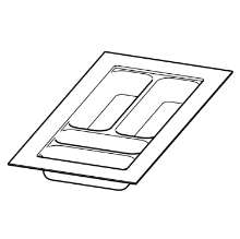 Afbeeldingen van Hettich OrgaTray 440, zilver, 441 - 520 / 201 - 250