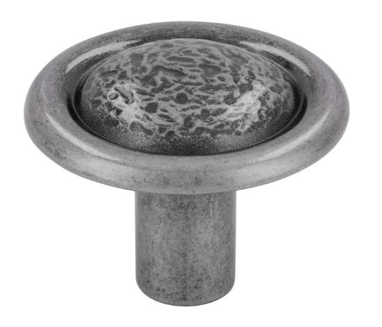 Afbeeldingen van Siro Meubelknop metaal - L 37mm/H 28mm/B 37mm - antiek zilver 