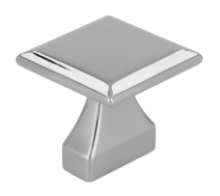 Afbeeldingen van Siro Meubelgreep metaal - boorafstand 16mm/L 32mm/H 30mm/B 32mm chroom glanzend 