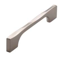 Afbeeldingen van Siro Meubelgreep metaal - boorafstand 128mm/L 150mm/H 27mm/B 8mm RVS effect 