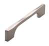 Afbeeldingen van Siro Meubelgreep metaal - boorafstand 128mm/L 150mm/H 27mm/B 8mm RVS effect 