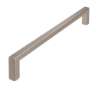 Afbeeldingen van Siro Meubelgreep metaal - boorafstand 160mm/L 168mm/H 28mm/B 8mm RVS effect 
