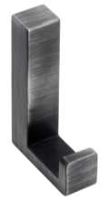 Afbeeldingen van Siro Kapstokhaak metaal - boorafstand 32mm/L 61mm/H 40mm/B 15mm antiek ijzer 